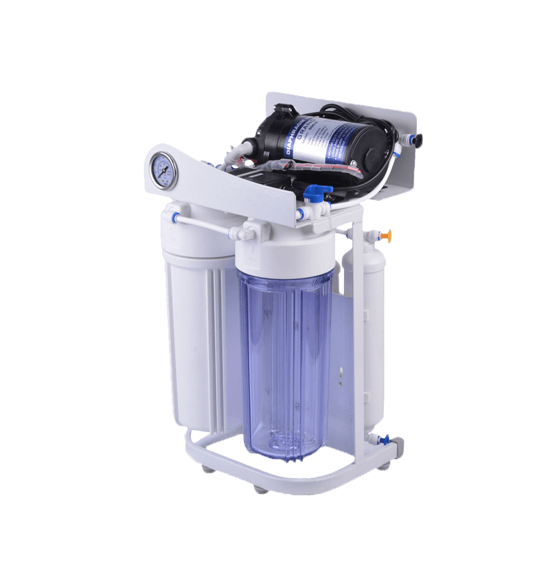 Penapis air UV dan UF dan Reverse Osmosis House RO-50G-G